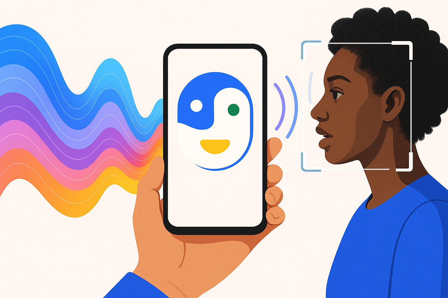 Gemini Flash Live editorial illustration